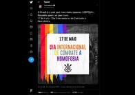 Corinthians causa polêmica no Twitter ao tirar o verde da bandeira LGBTQI+, em post contra a homofobia